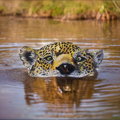 Original Jaguar Swimming